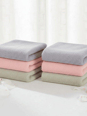 Toallas De Algodon 34x74cm Adsorbentes Colores Variados