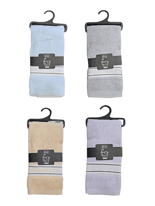 Toallas De Algodon 34x73cm Adsorbentes Colores Variados