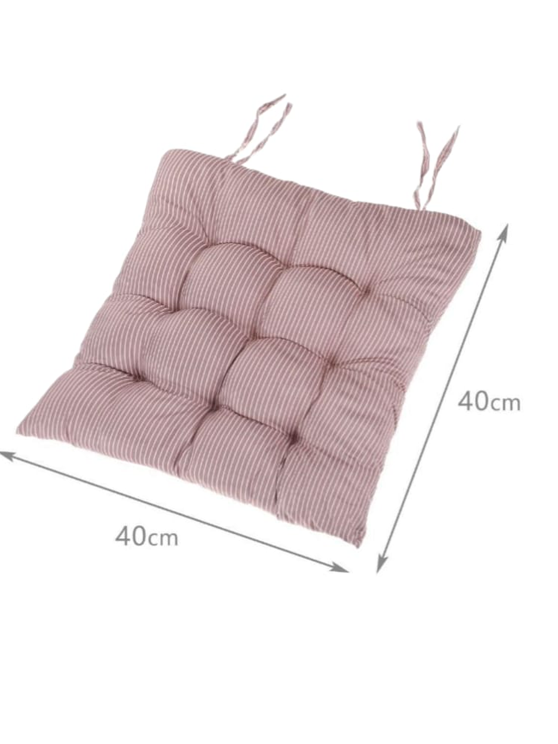 Cojin Para Silla De Rayas 40x40cm Colores Variado 3