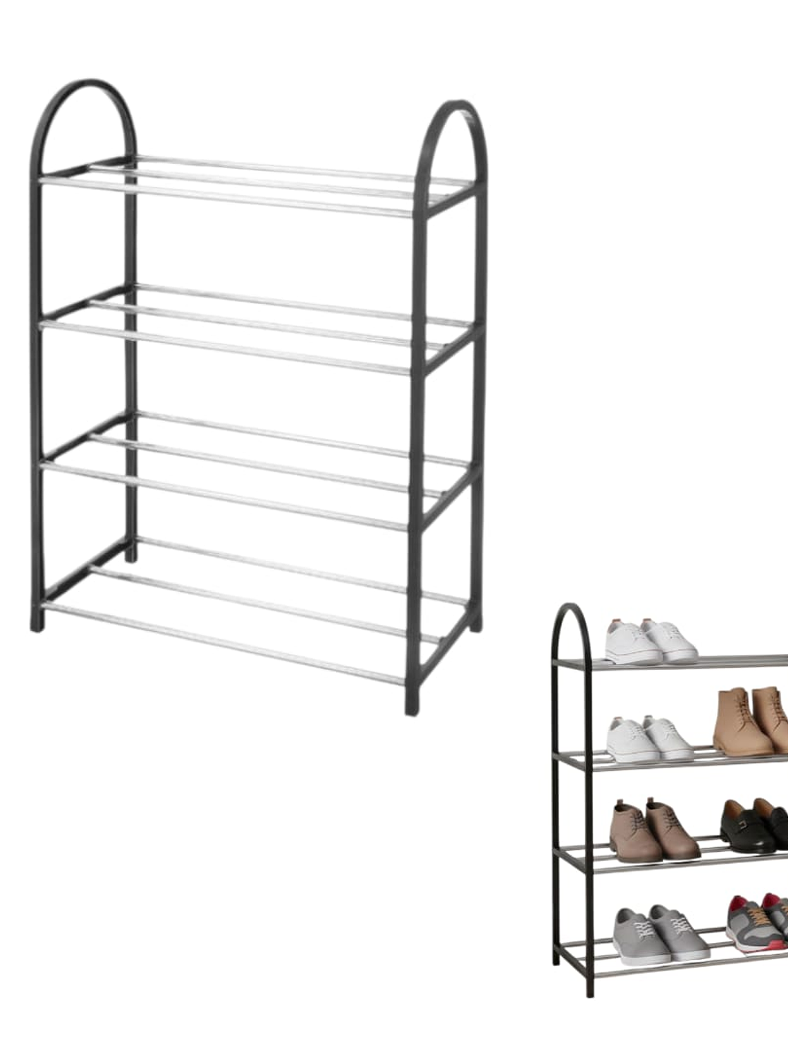 Zapatero De 4 Pisos 41x19x57cm Organizador Colores Variados 1