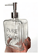 Dispensador De Vidrio Para Jabon Premium  580ml - Miniatura 2