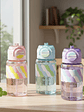 Botella De Agua Infantil, Con Bombilla, 650ml - Miniatura 4