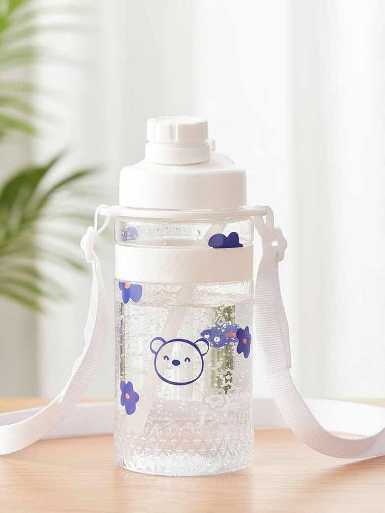 Botella De Agua Infantil, Con Bombilla, 650ml 3