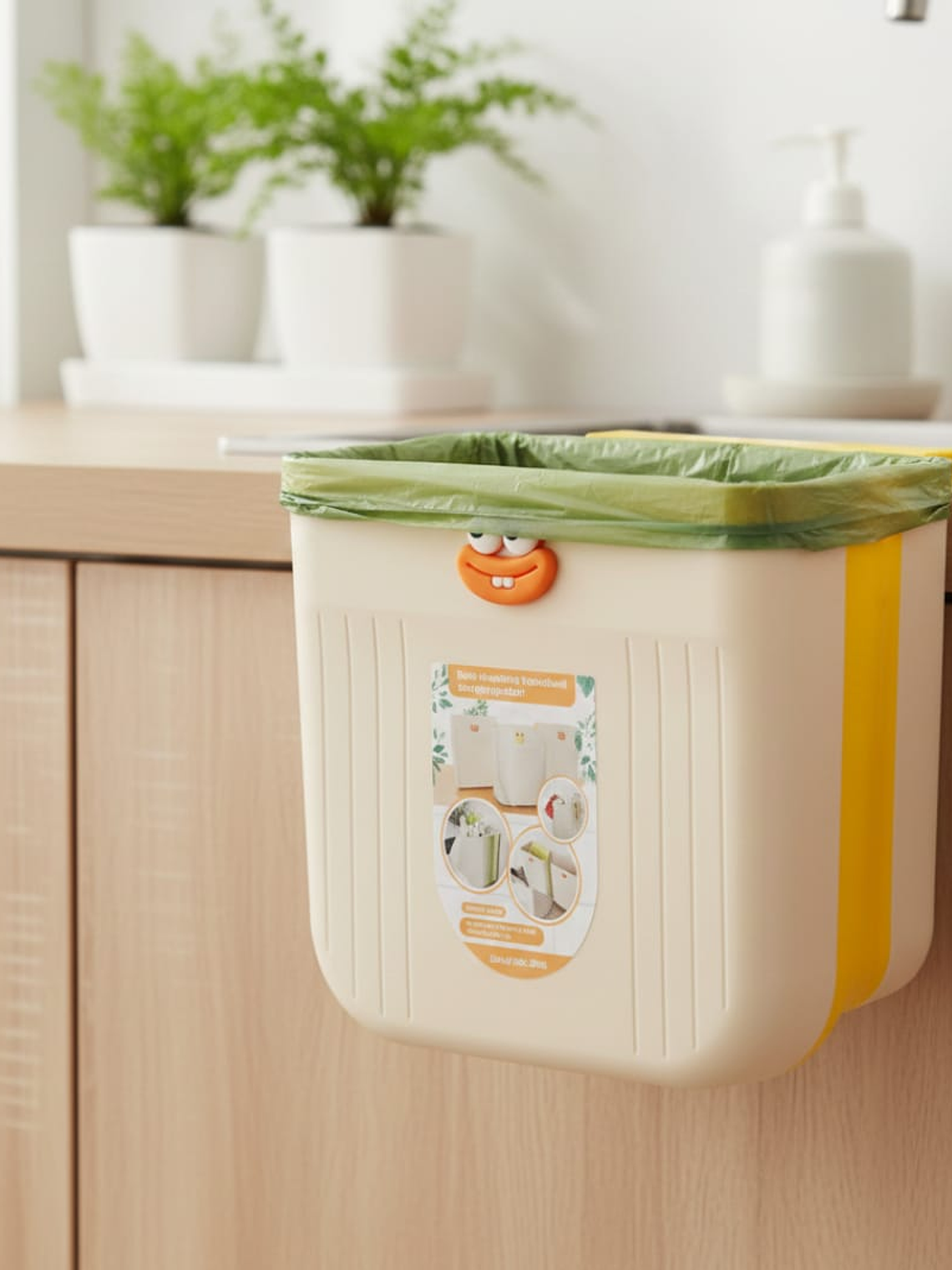 Basurero Plegable Resistente Multiuso 24.5x9.5x21.5cm 3