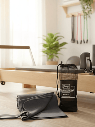 Toallas Deportiva Microfibra Secado Rápido Gris Oscuro 80x130cm