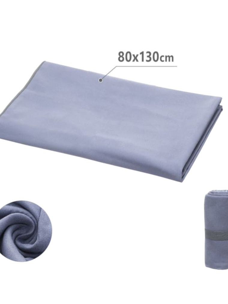 Toallas Deportiva Microfibra Secado Rápido Azul 80x130cm 3
