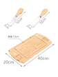 Tablas De Queso Para Picar De Bambu 20x40x1.5cm - Miniatura 2