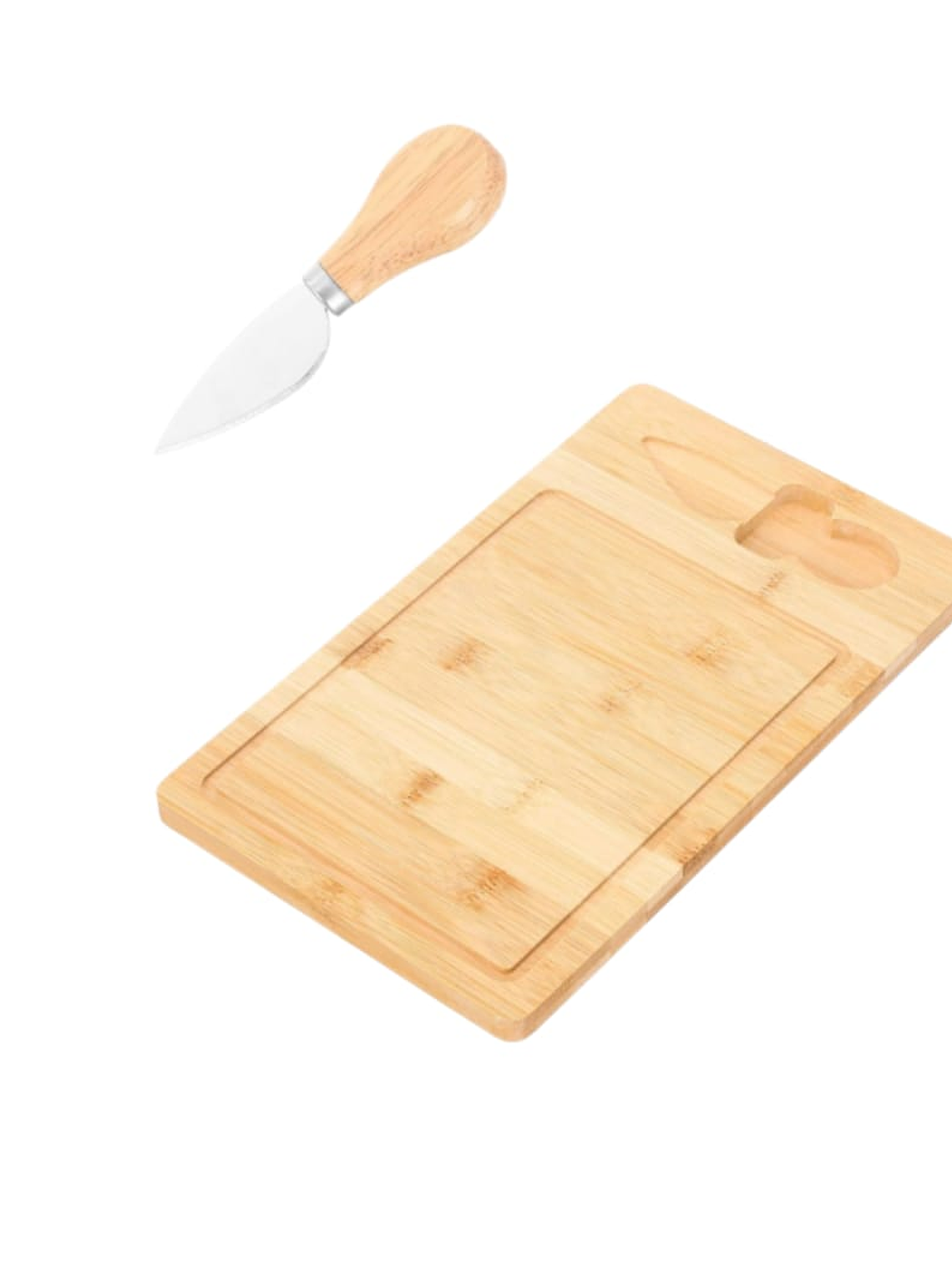 Tablas De Queso Para Picar De Bambu 18x30x1.5cm 2