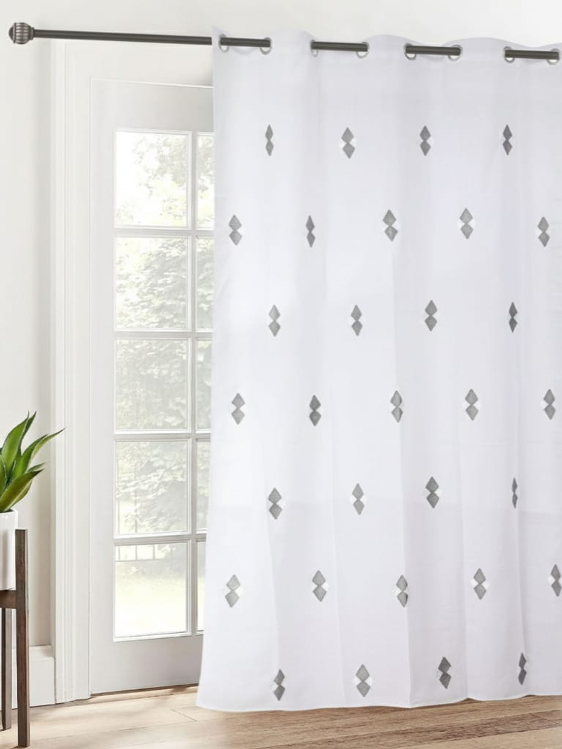 Visillo Con Modelo de Rombo, (1 Paño) 1