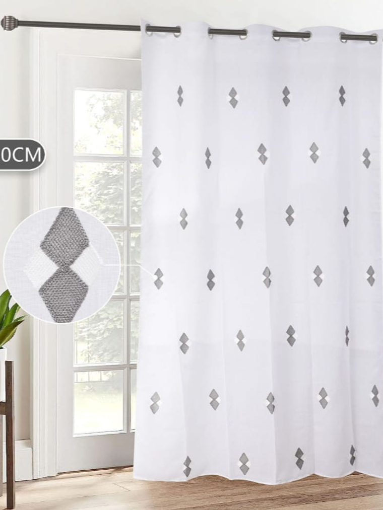 Visillo Con Modelo de Rombo, (1 Paño) 3