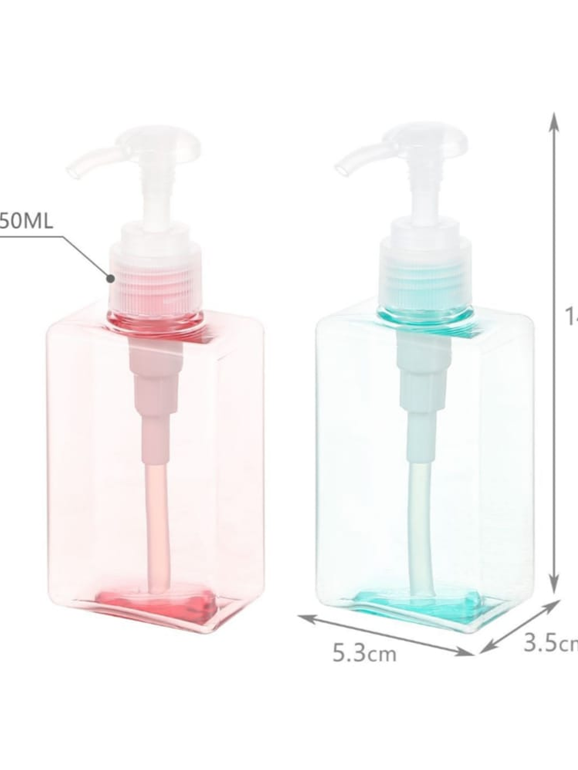 Set De 4 Unidades De Botellas Dispensadoras Para Viaje. 4