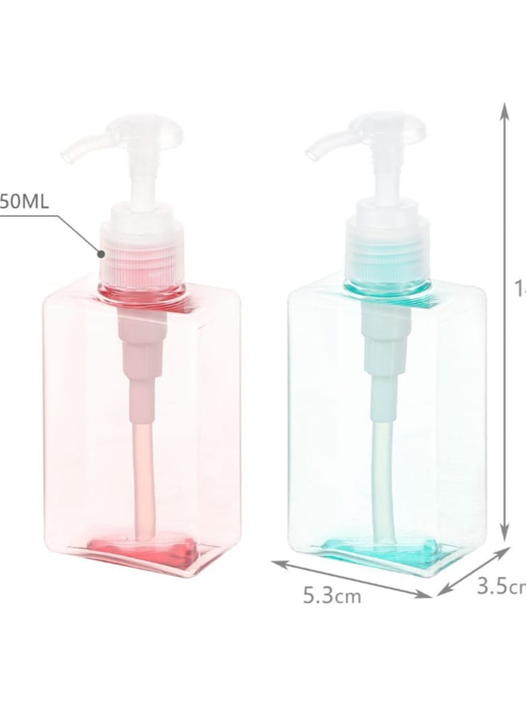 Set De 4 Unidades De Botellas Dispensadoras Para Viaje. 4
