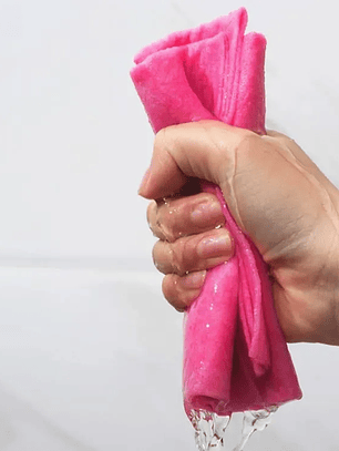 Rollo De 20 Paños Reutilizable Para Limpieza 25x25cm Colores Variado