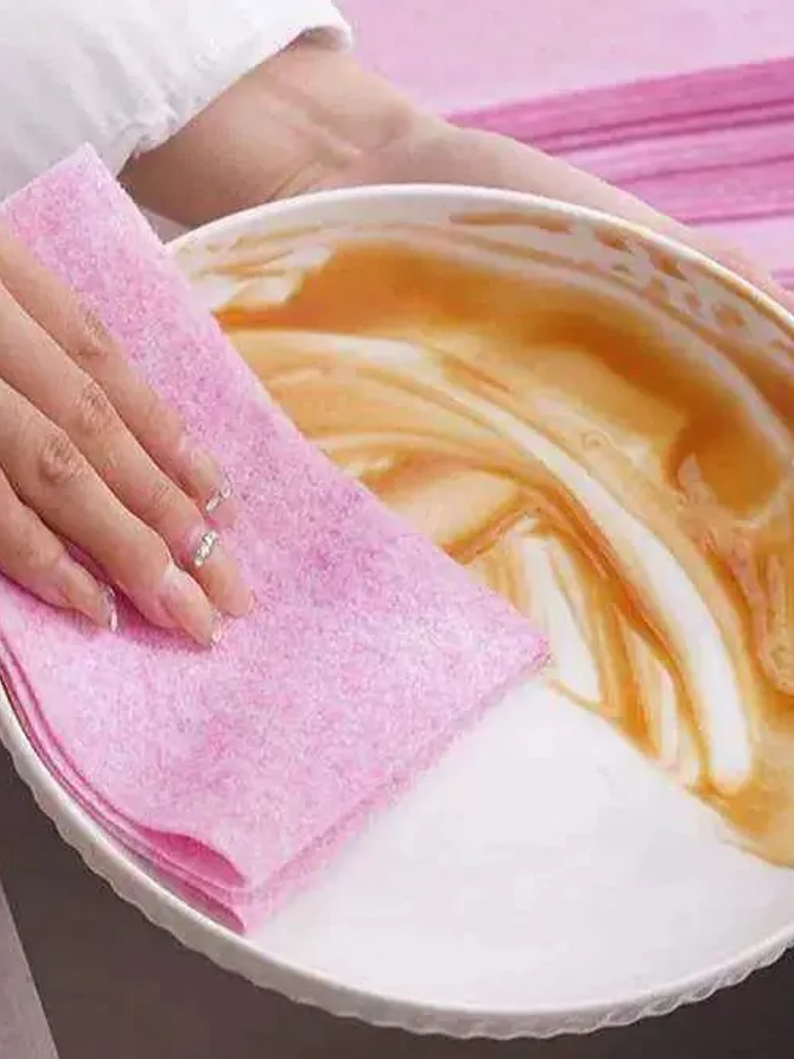 Rollo De 20 Paños Reutilizable Para Limpieza 25x25cm Colores Variado 4