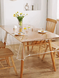 Mantel Transparente Impermeable, Rectangular, 140*240Cm - Miniatura 3