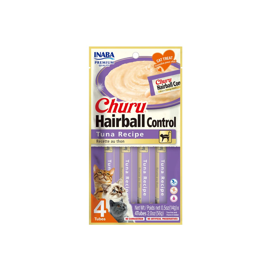 Churu Hairball Control Bolas de pelo sabor atún 1
