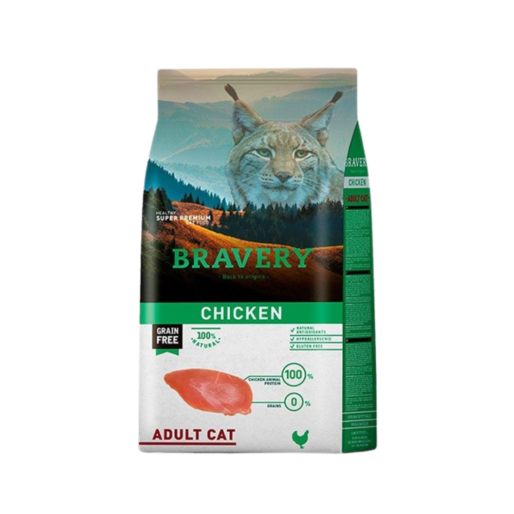 BRAVERY CAT POLLO ADULT 7KG