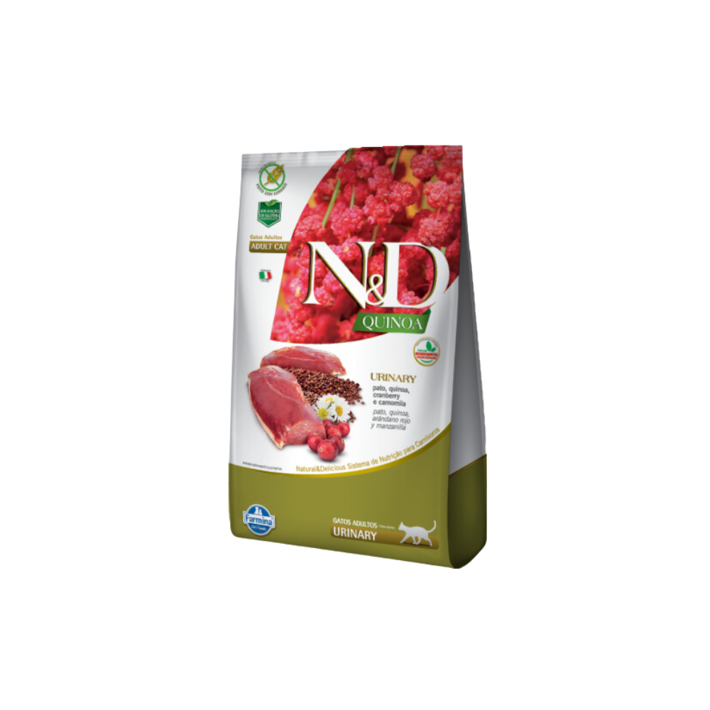 N&D Quinoa Felino Urinary Pato 7.5KG