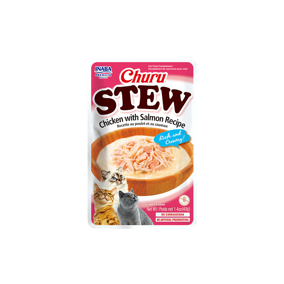 Churu Stew Chicken with Salmon 40 Gr 1