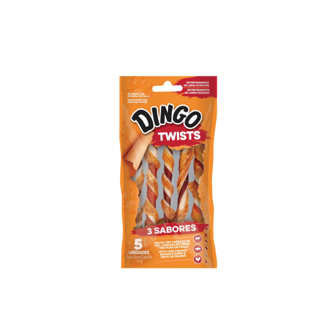 Dingo Twists 3 Sabores 5 Unidades  1