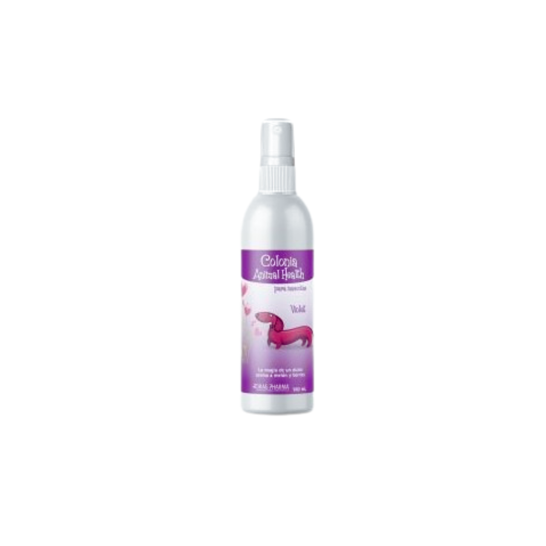 Colonia Animal Health Para Mascotas Aroma Violeta 180 ML. 1