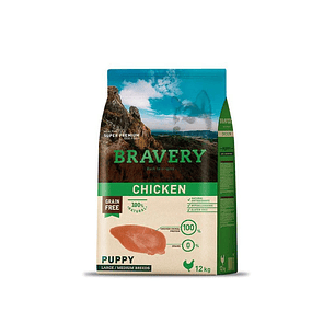 Bravery Puppy Chicken Medium-Large 12Kg