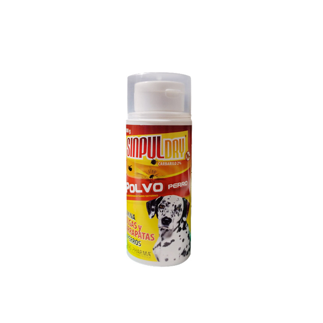 Sinpuldry Talco Antipulgas para Perros 100 Gr 1