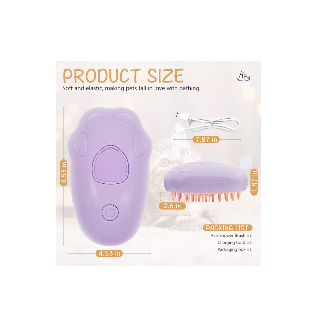 Cepillo a Vapor Para mascotas 11,5x7 cm 3