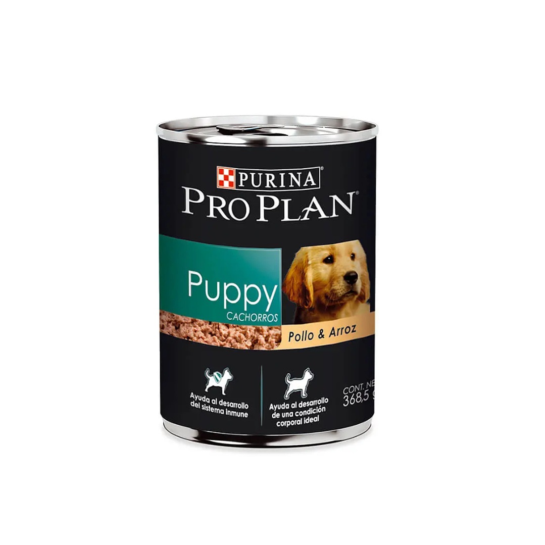 Lata Proplan Puppy Pollo Arroz 368.5 Gr. 1