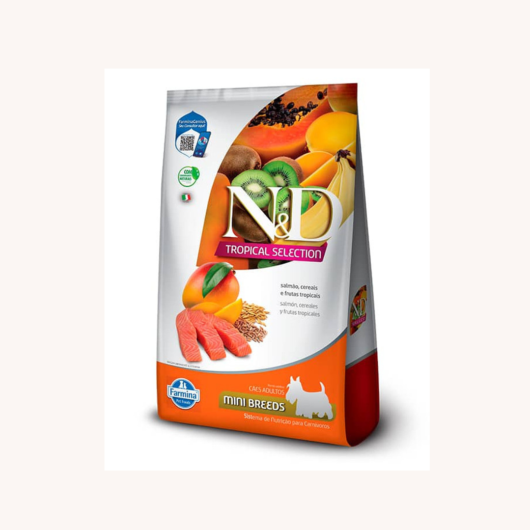 N&D Tropical Salmón Mini Adulto 2.5 Kg 1