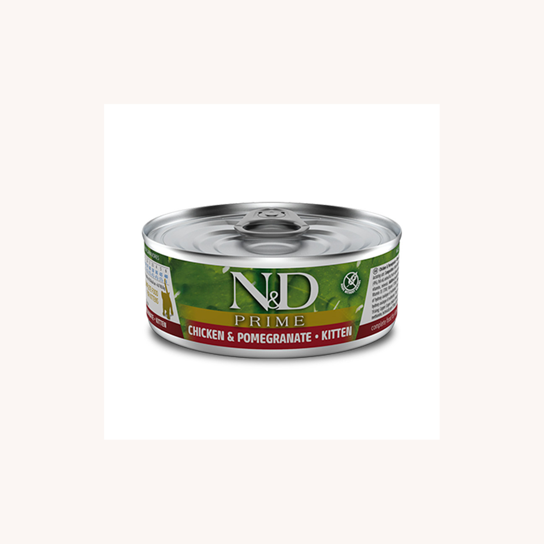 N&D Lata Kitten Pollo Granada 80 Gr 1