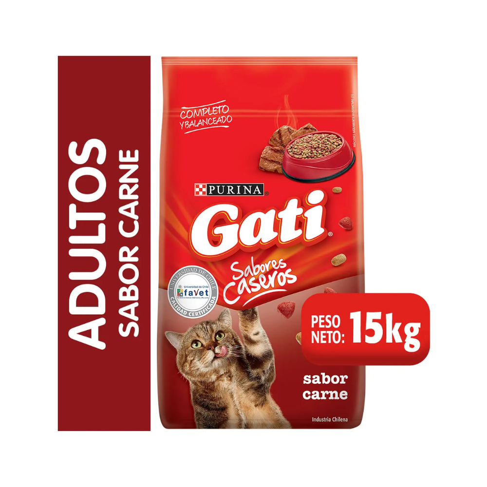 GATI CARNE Y POLLO 15 KG