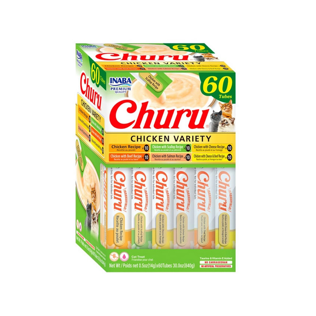 Churu Variedades Pollo 60 tubos  1