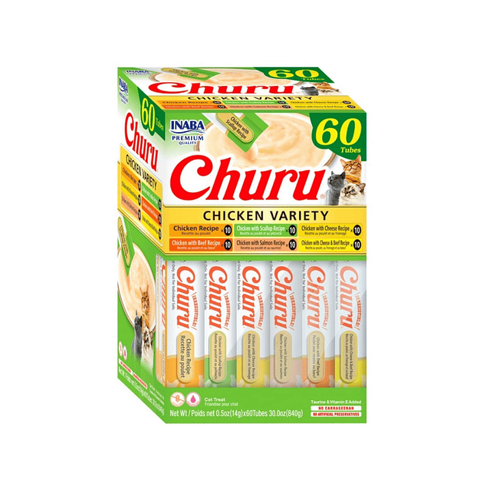 Churu Variedades Pollo 60 tubos  1