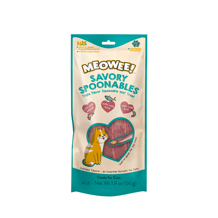 MEOWEE SPOON Salmón Atún y Camarón 56GR 1