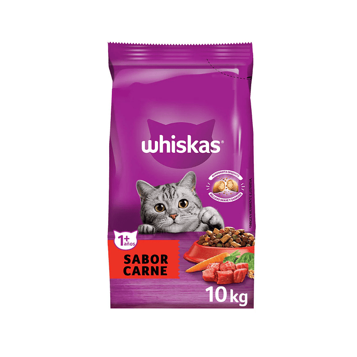 WHISKAS CARNE 10KG 1