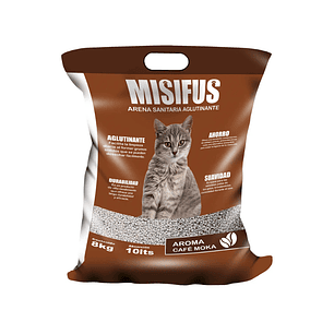 ARENA SANITARIA MISIFUS CAFE MOKA 8KG
