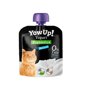 Yow Up! Yogurt Natural Prebiotics para Gatos 85 g