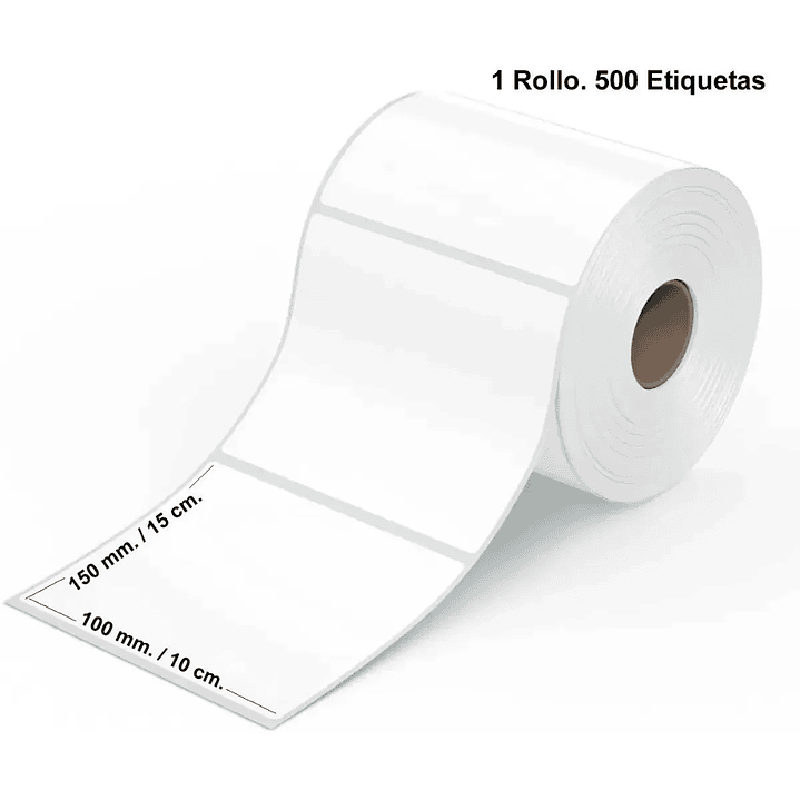 Rollo de Etiquetas Térmicas 10x15 cm - 500 Unidades - Calidad Premium 1