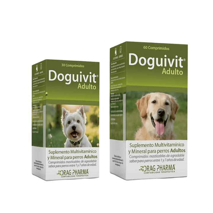 Doguivit Suplemento Multivitamínico y Mineral para Perros Adultos 30 Comprimidos 1