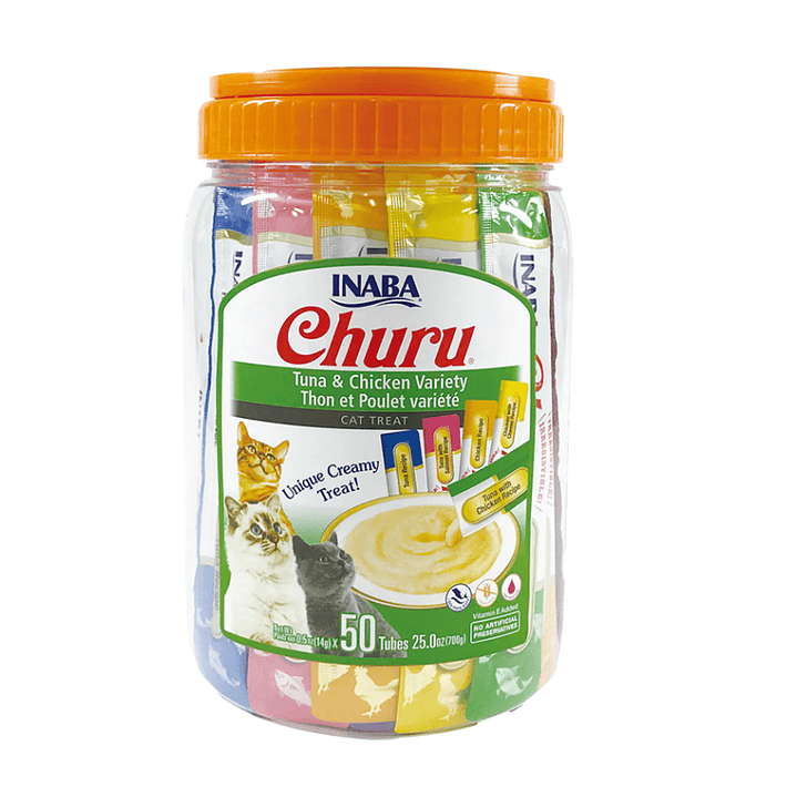 Churu Chicken Atún Variedades tarro 50 unidades 1