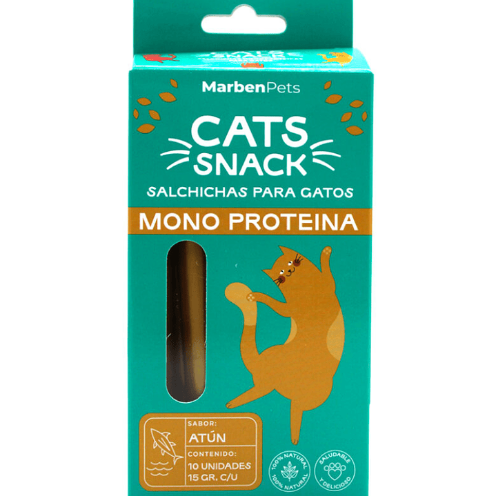 Salchichas para Gato Monoproteicas de Atún 10 Unidades 1