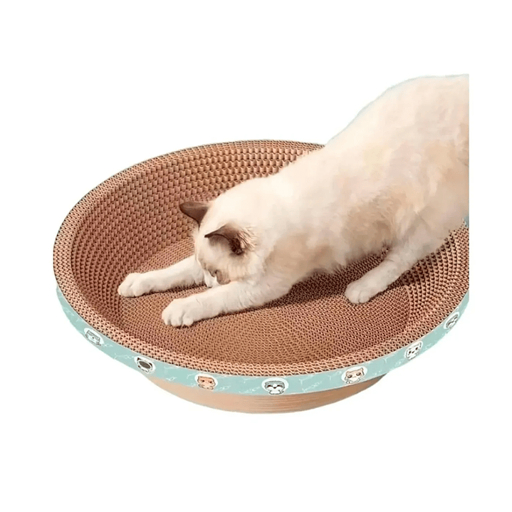 Cama Rascador Circular Para Gato 40 Cm. 2