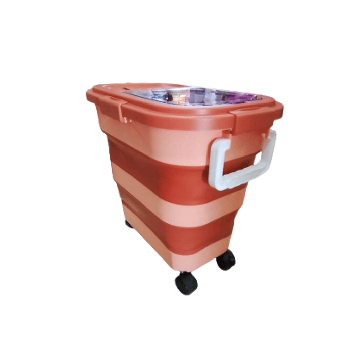 Contenedor de Alimento Plegable Con Ruedas  1