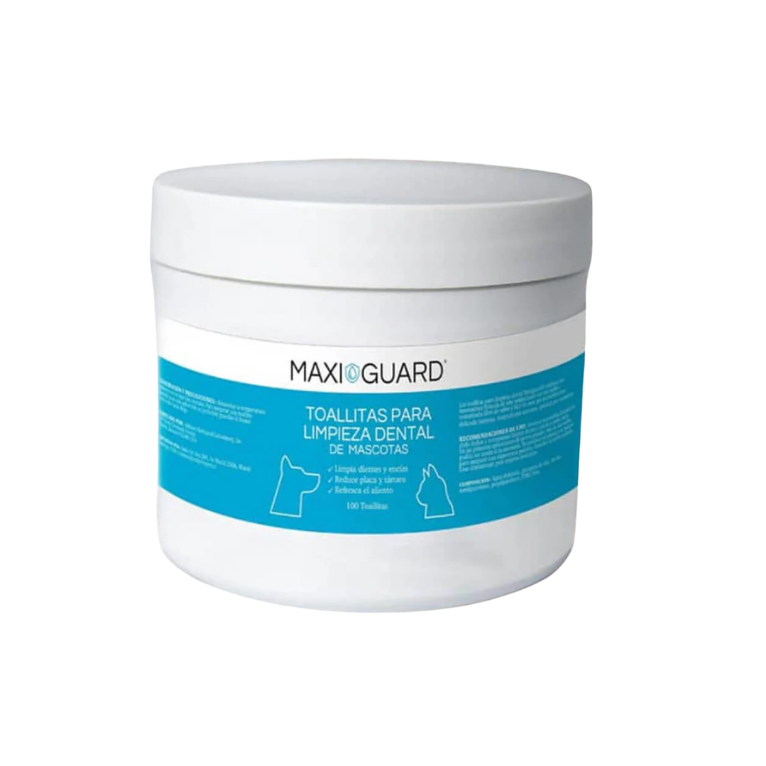 MAXIGUARD Perros y Gatos - Toallitas Dentales Placa y Mal Aliento 1