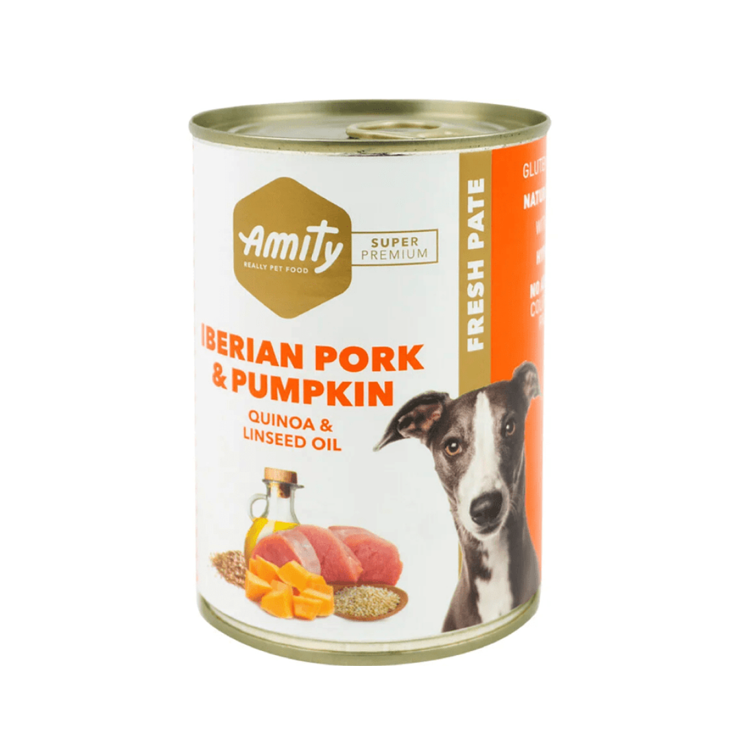 Lata Amity Iberian Pork And Pumpkin Adult Dog 400Gr 1