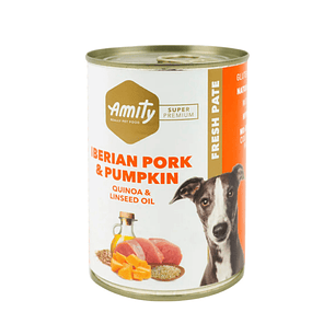 Lata Amity Iberian Pork And Pumpkin Adult Dog 400Gr