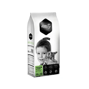AMITY PREMIUM KITTEN POLLO Y ARROZ 1.5KG