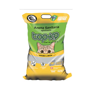Arena Aglutinante TOPK9 Aroma Limón 10 Kg