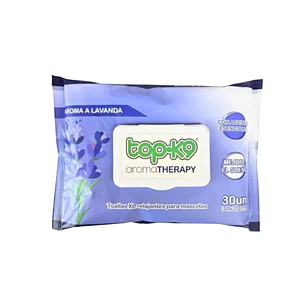 Toallitas Húmedas Topk9 XL AromaTherapy Aceite esencial de Lavanda